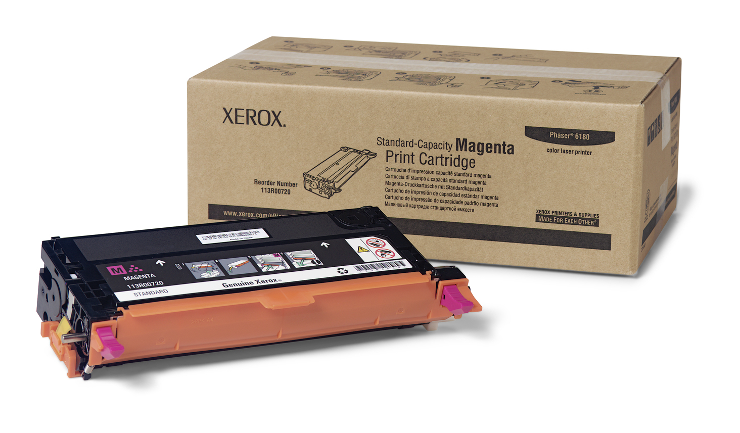 XEROX TEKTRONIX Phaser 6180 Toner Magenta (2.000 pag.)