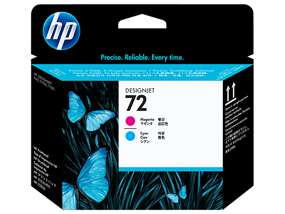 HP Designjet T610/1100 Cabezal Magenta y Cian nº72