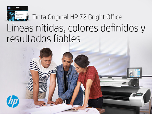 HP Designjet T610/1100 Cartucho Negro mate nº72 (130ml)