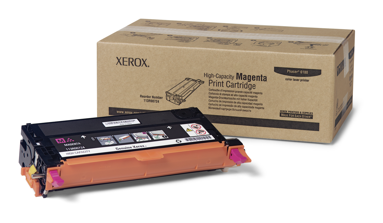 XEROX TEKTRONIX Phaser 6180 Toner Magenta Alta Capacidad (6.000 pag.)