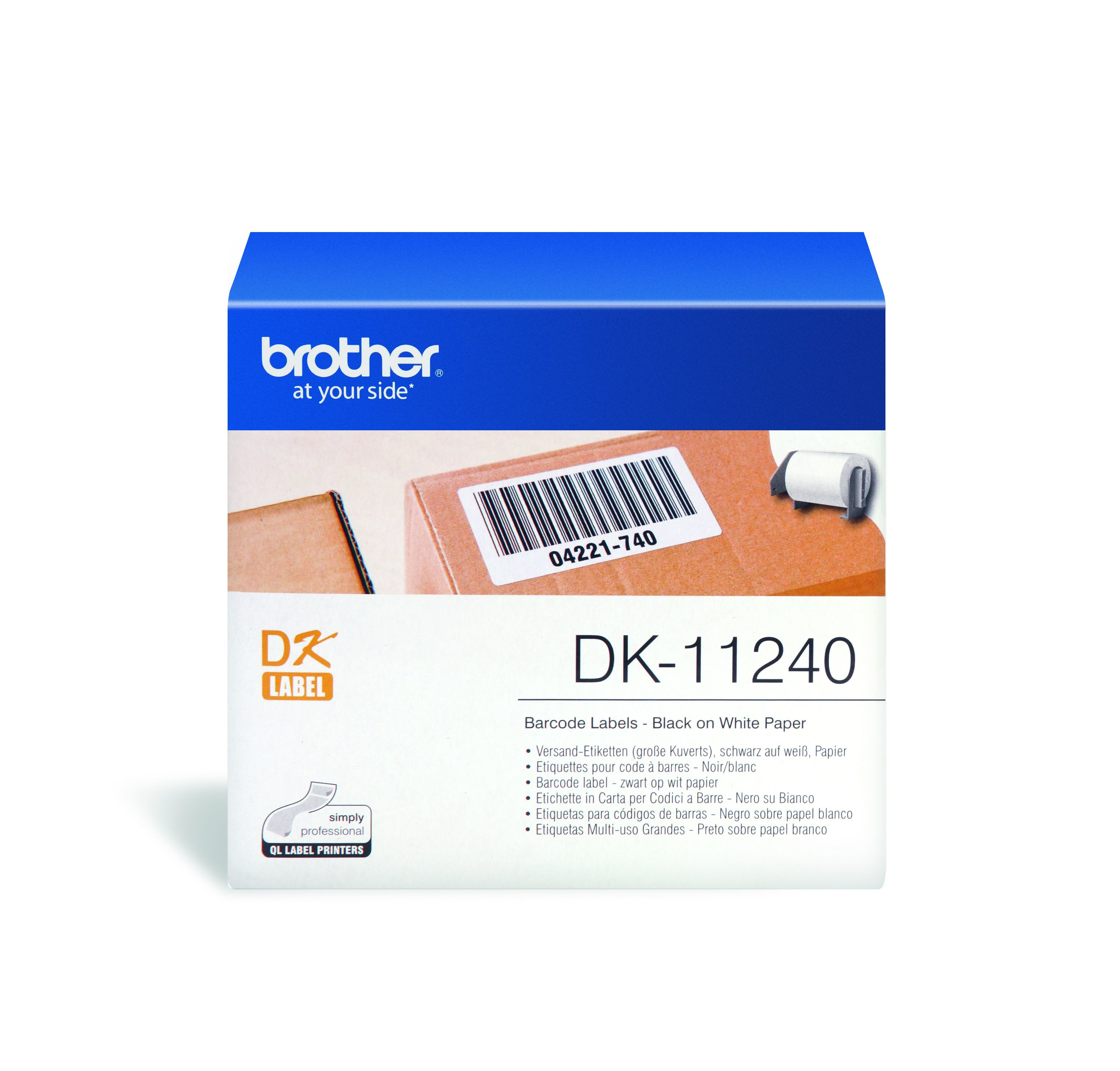 BROTHER Rollo de Etiquetas de 102x51mm de 600 Uds.