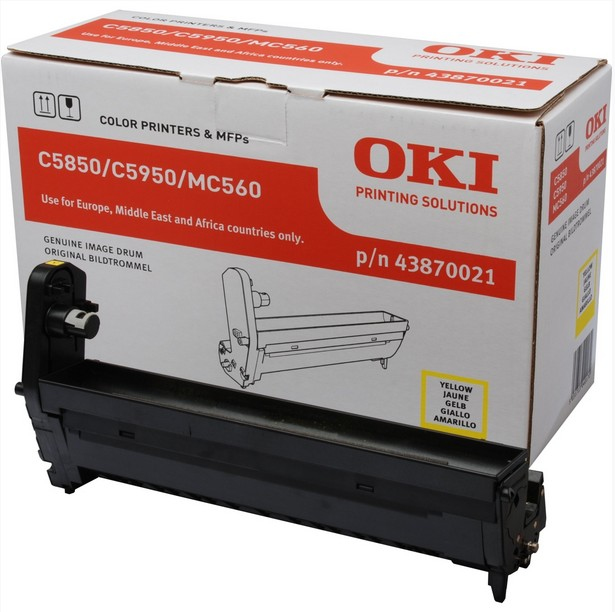 OKI C-5850/5950/MC560 Tambor Amarillo-Desc