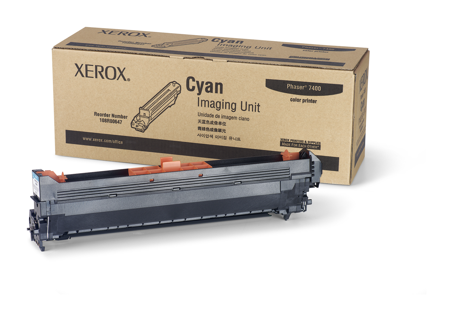 XEROX TEKTRONIX Phaser 7400 Unidad imagen Cian