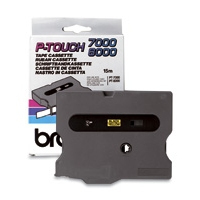 BROTHER Cinta laminada Amarillo / negro 9 mm