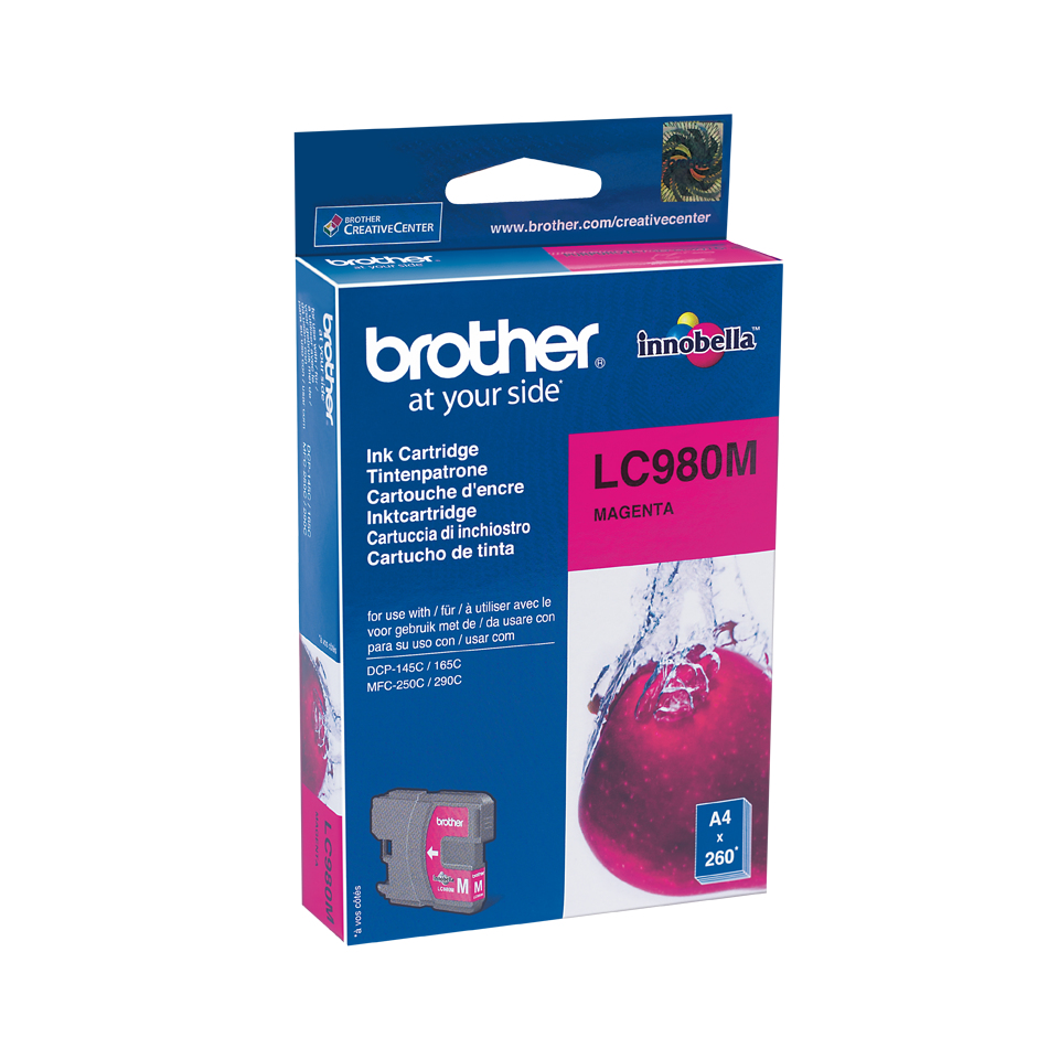 BROTHER Cartucho tinta Magenta DCP-145C/DCP-165C, 260 paginas