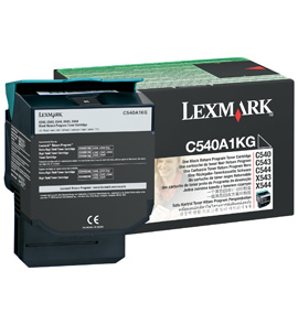 LEXMARK C540/543/544 Toner Negro Retornable 1k
