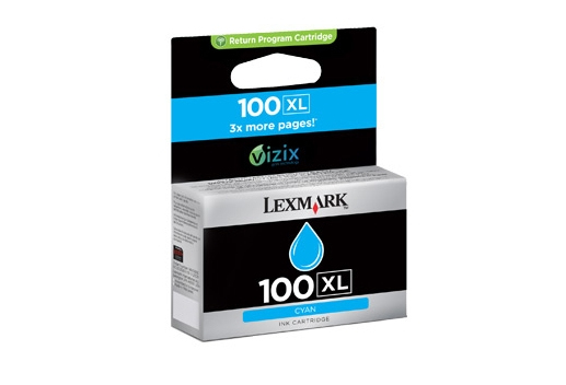 LEXMARK S/305/405/505/605 PRO/205/705/805/905 Cartucho de tinta Cian Retornable nº100XL
