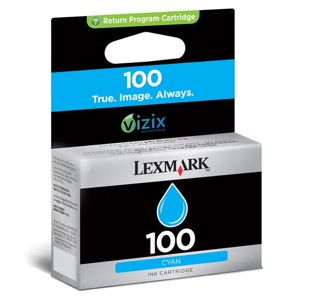 LEXMARK S/305/405/505/605 PRO/205/705/805/905 Cartucho de tinta Cian Retornable nº100
