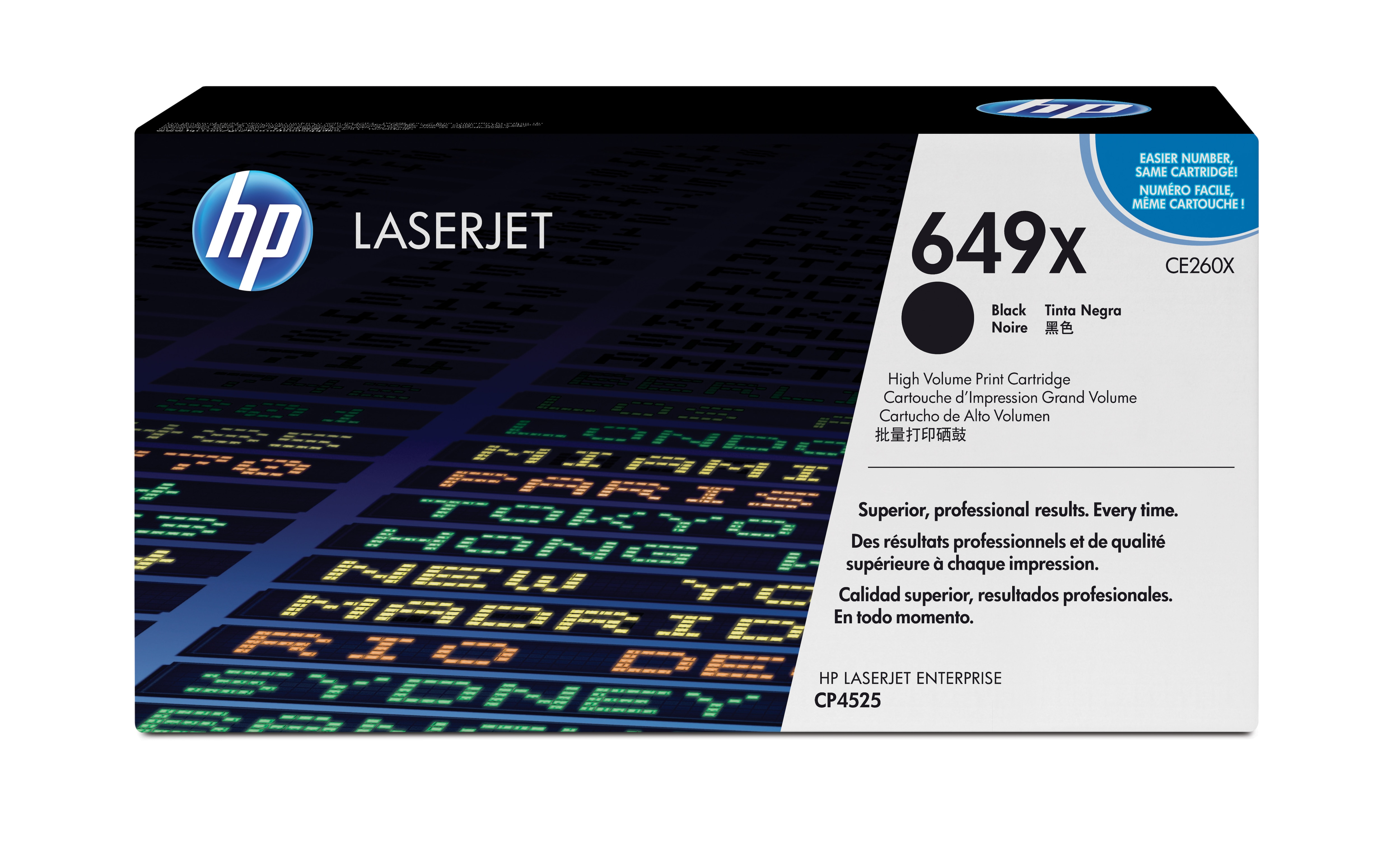 HP Laserjet CP 4525/4525DN Toner Negro, 17.000 Paginas