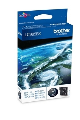 BROTHER Cartucho de tinta negro DCP-J315W, en blister
