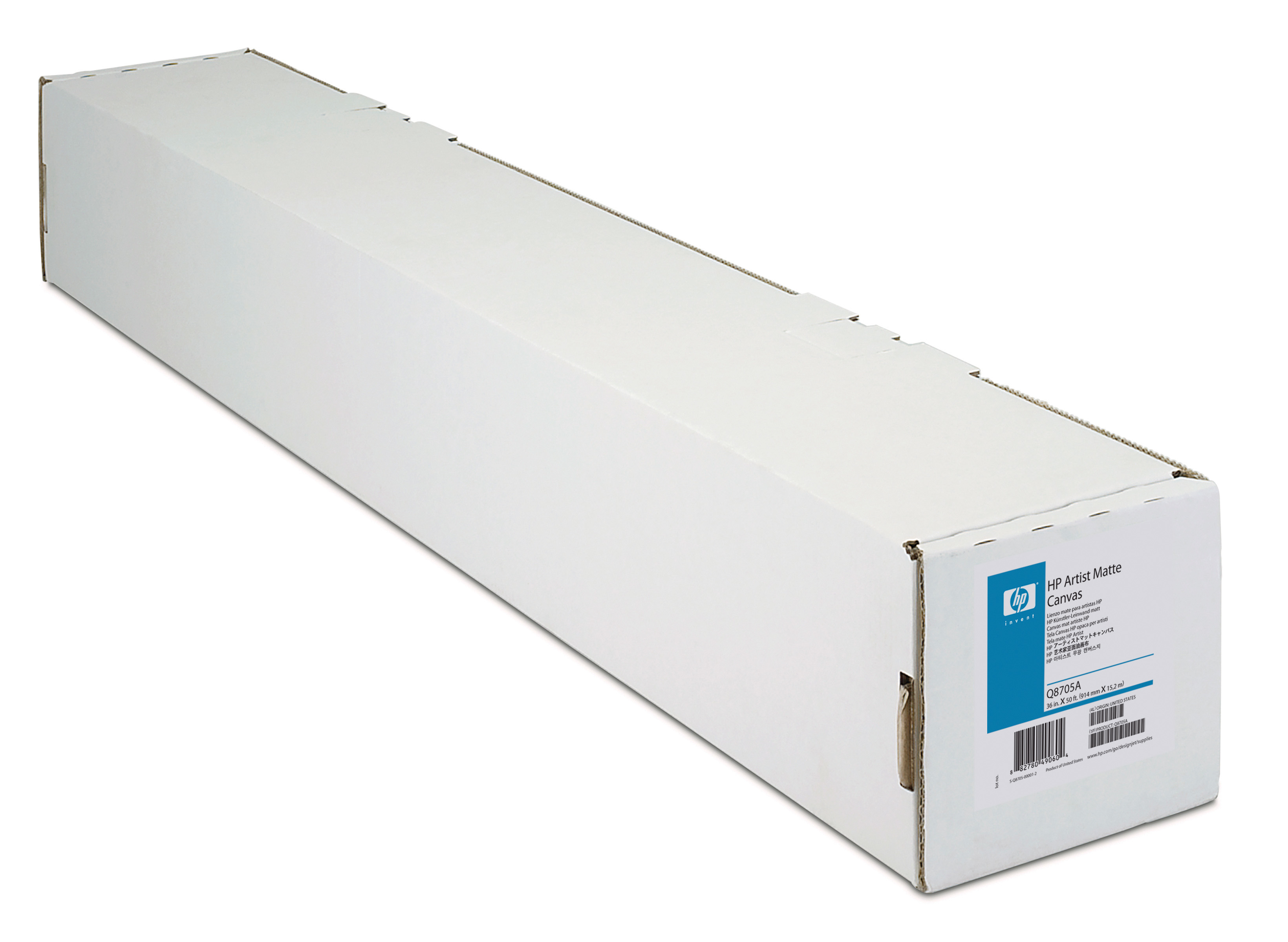 HP Papel Inkjet Art Canvas matt, Rollo 60&quot , 380g.