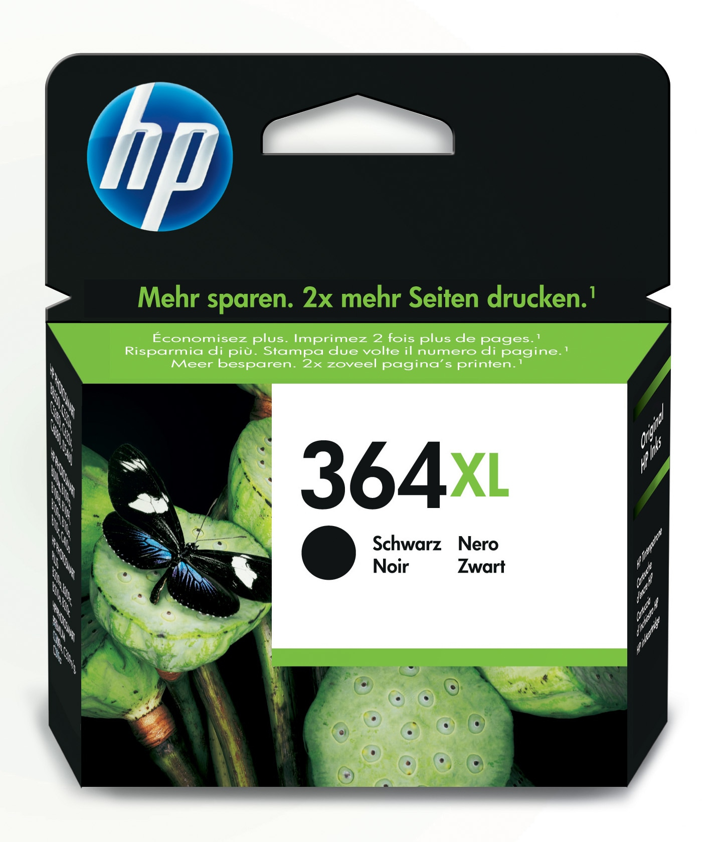 HP Photosmart C6380/CN255B/PREMIUM W/B109A Cartucho Negro nº364XL