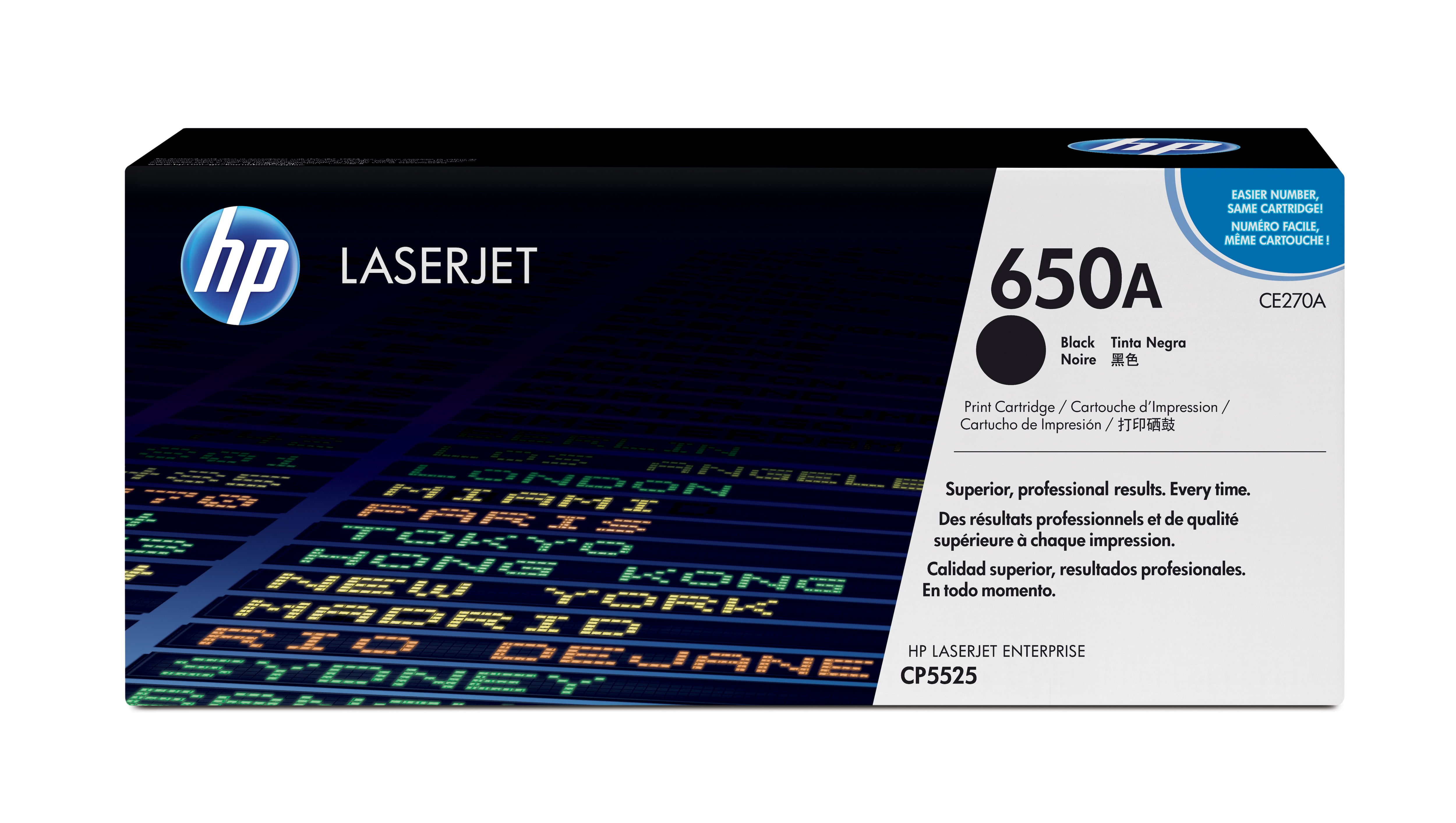HP Laserjet CP 5525 / Enterprise M750n Toner Negro 650A