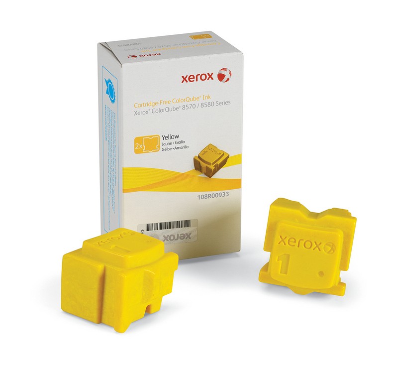 XEROX TEKTRONIX QUBE8570 Cartucho Cartucho tinta solida Amarillo (Pack 2)