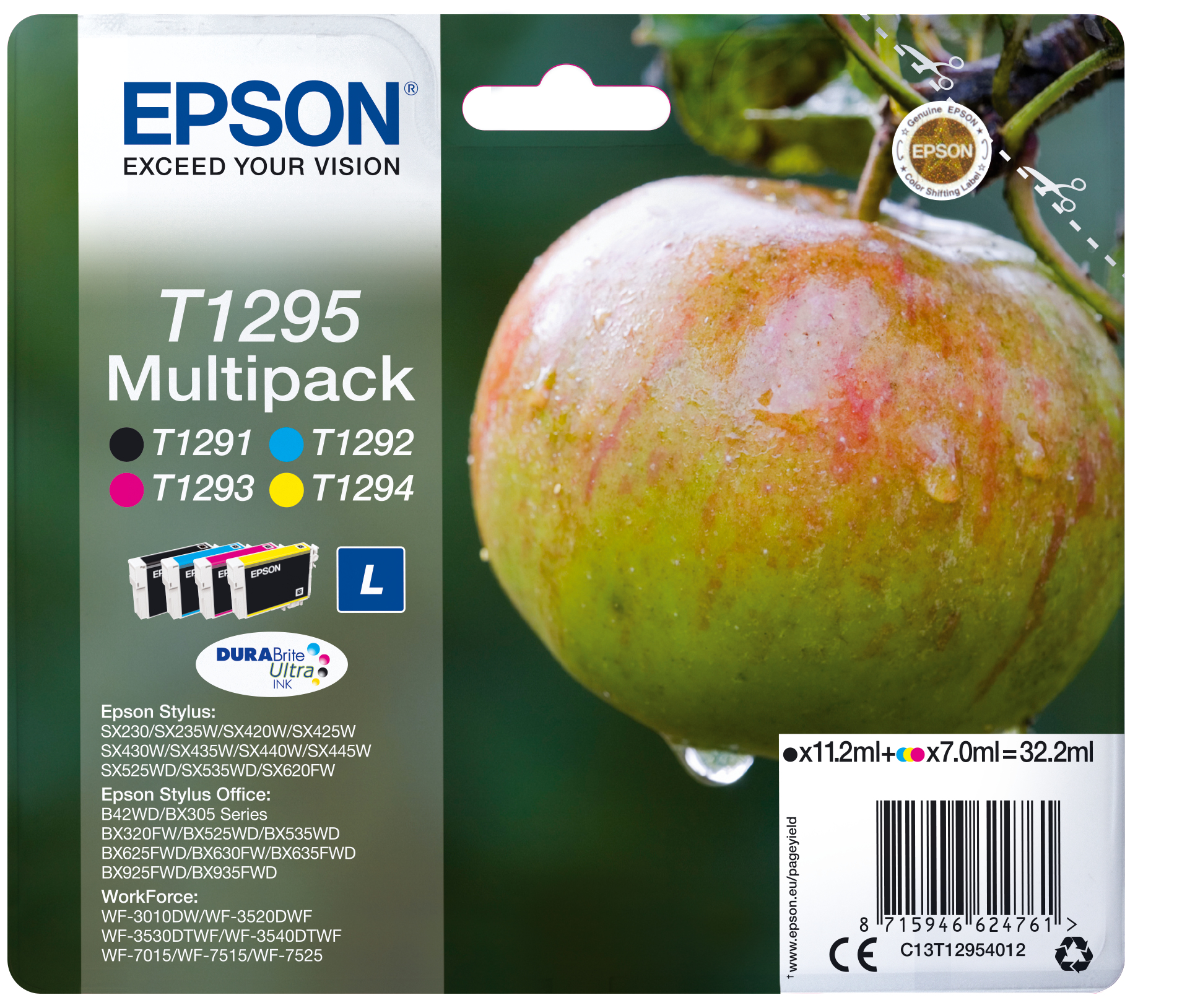 Epson C13T129540 CON ETIQUETA DE SEGURIDAD - Radio frequencia