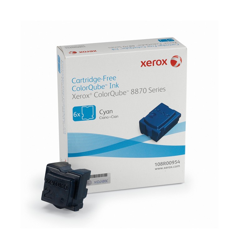 XEROX Toner TEKTRONIX ColorQUBE 88706 barras Cartucho tinta solida Cian