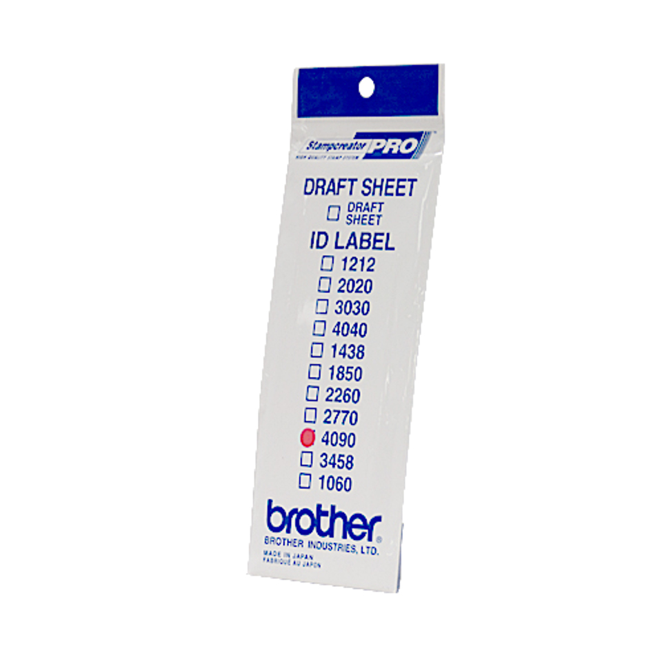 BROTHER Etiquetas identificadoras 40X90 - bolsa de 12 hojas