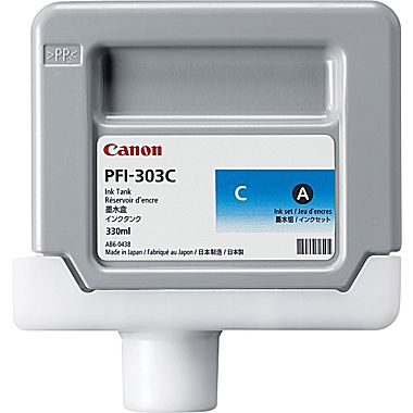 Canon IPF-810/820 Cartucho Cian, PFI303C 330ML