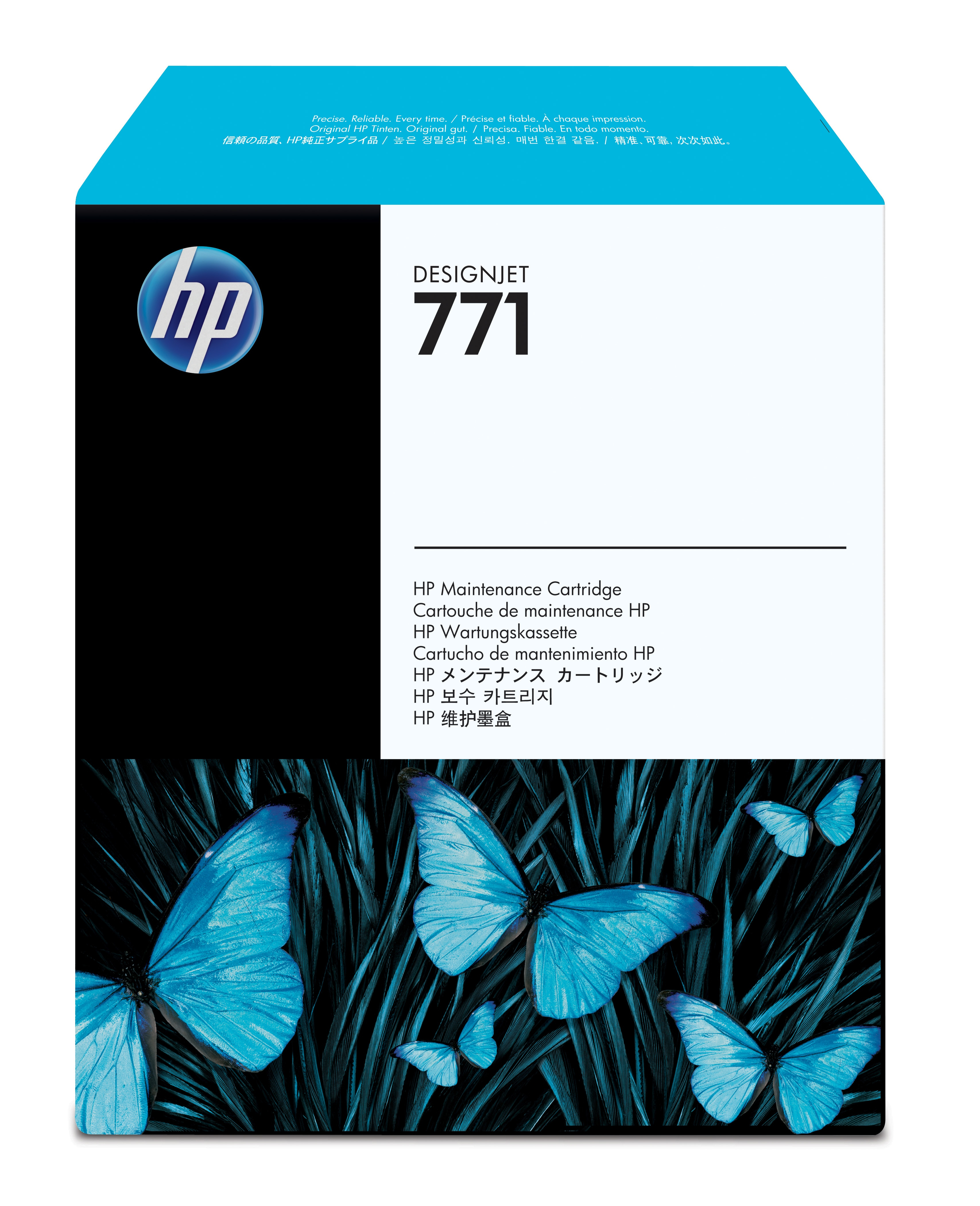 HP Designjet 771 Cartucho de Mantenimiento Color