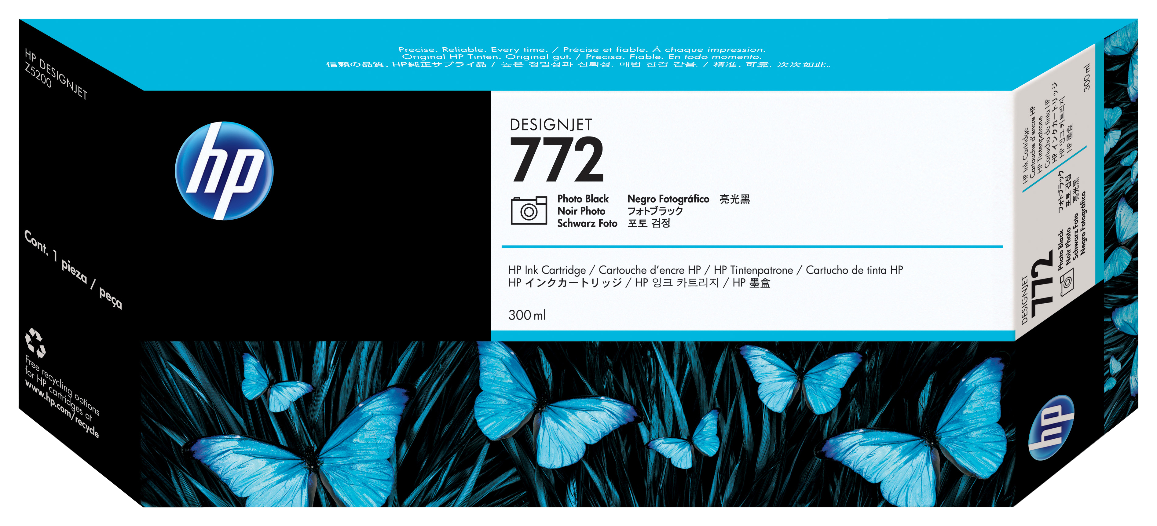 HP Designjet Z5200 Cartucho Negro Foto nº772 300ml