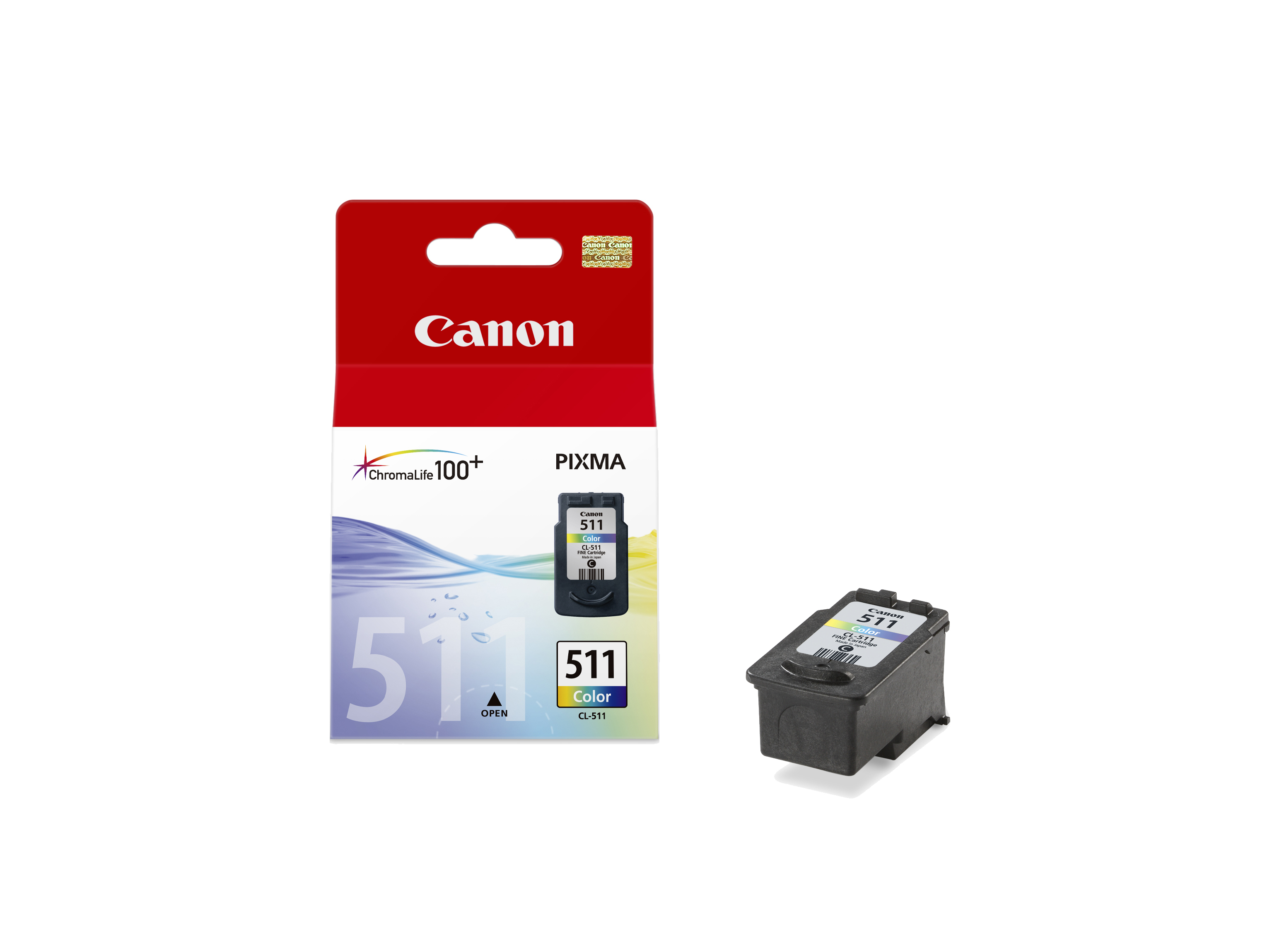 Canon Pixma MP240/260/480 Cartucho Color CL511 (Blister + alarma)