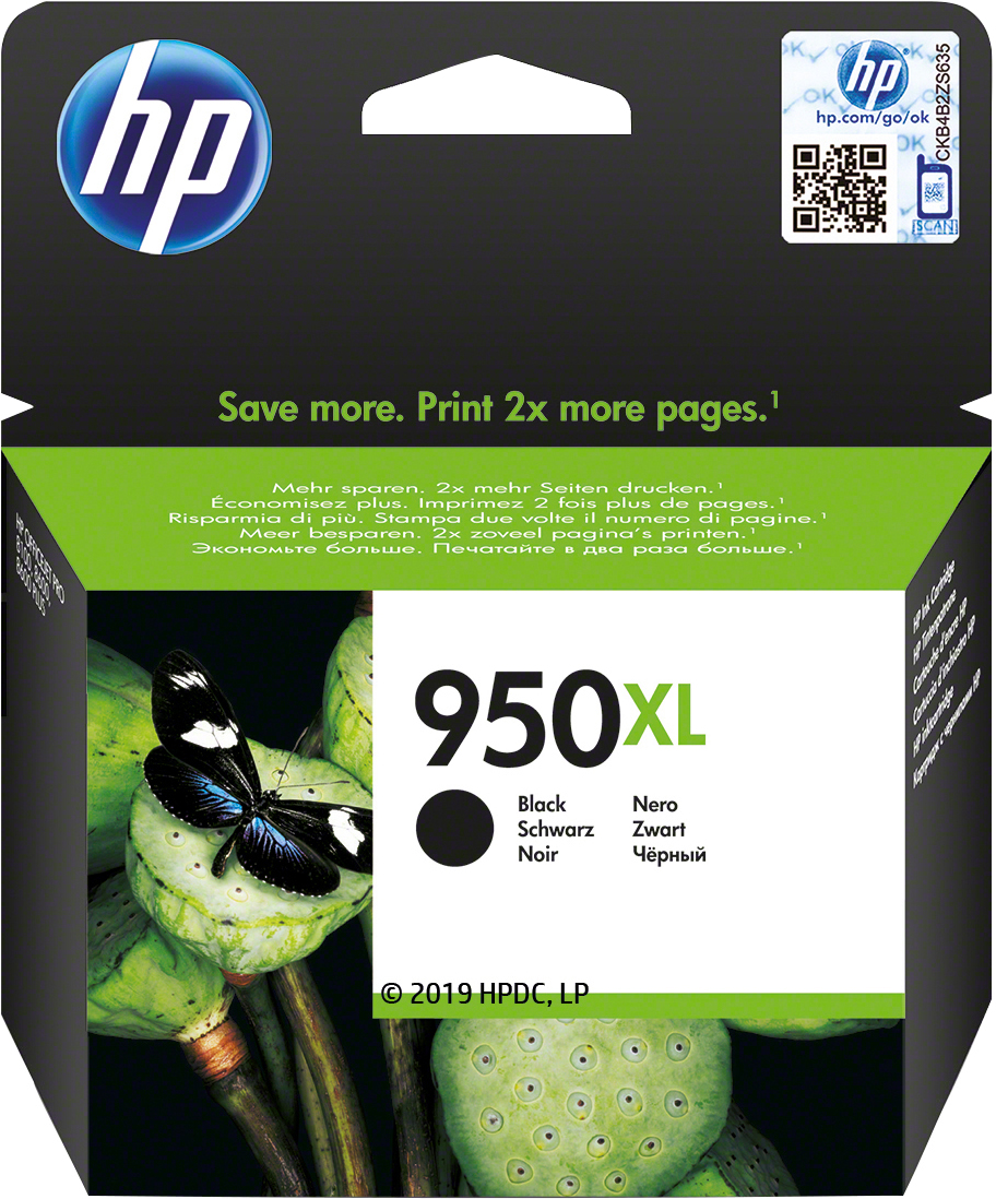 HP Officejet Pro 8100/8600/8620 Cartucho Negro Nº950XL