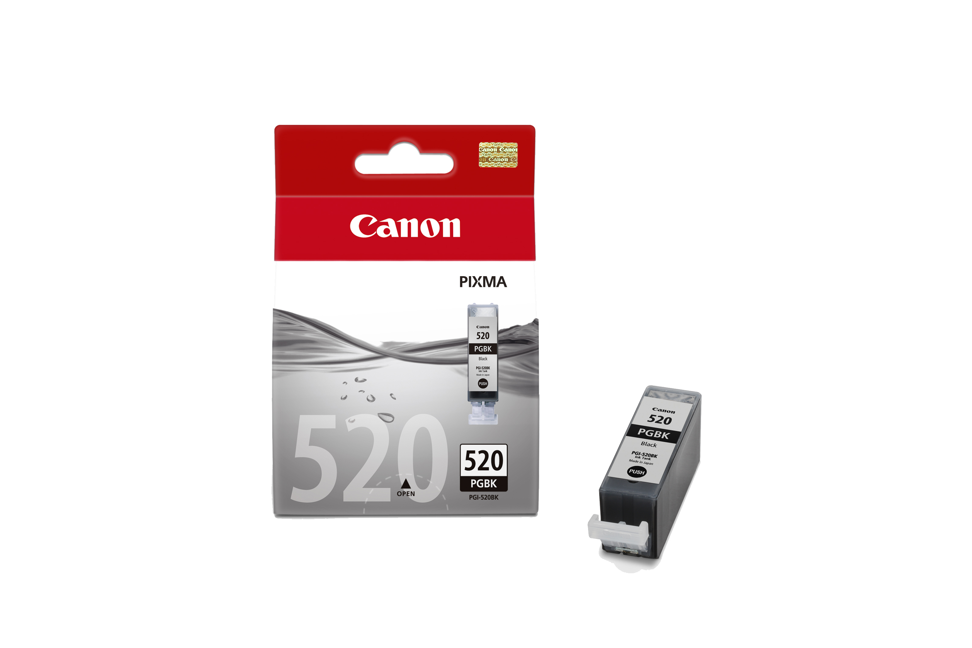 Canon Pixma IP3600/4600 cartucho negro PGI-520 (blister + alarma)