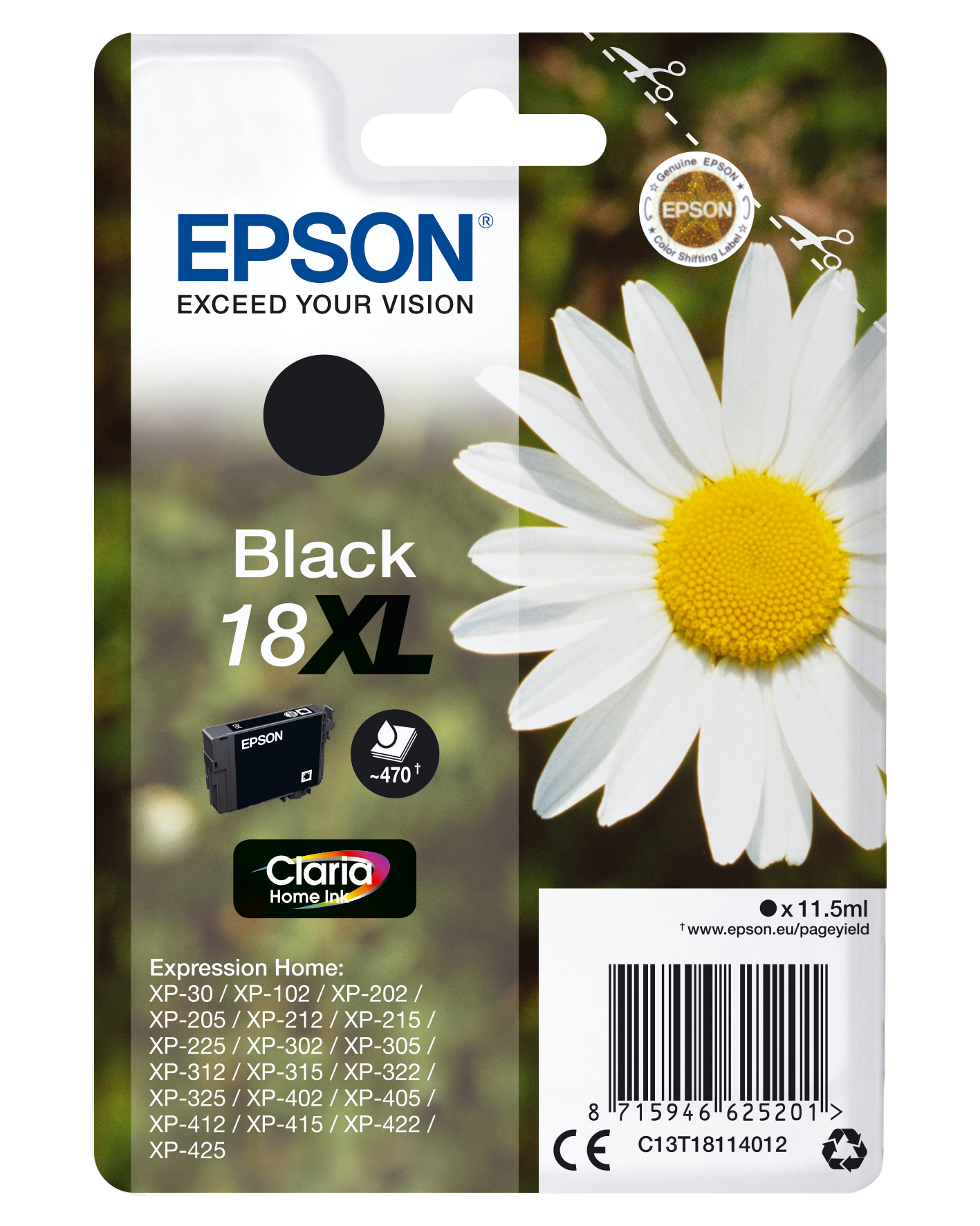 Epson Expression Home XP-102/205/305/405 Cartucho Negro Alta capacidad (Radiofrecuencia)