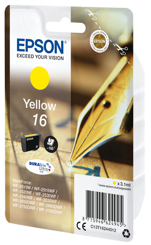 Cartouche d'encre originale Epson Cartucho 16 amarillo Jaune main image 0