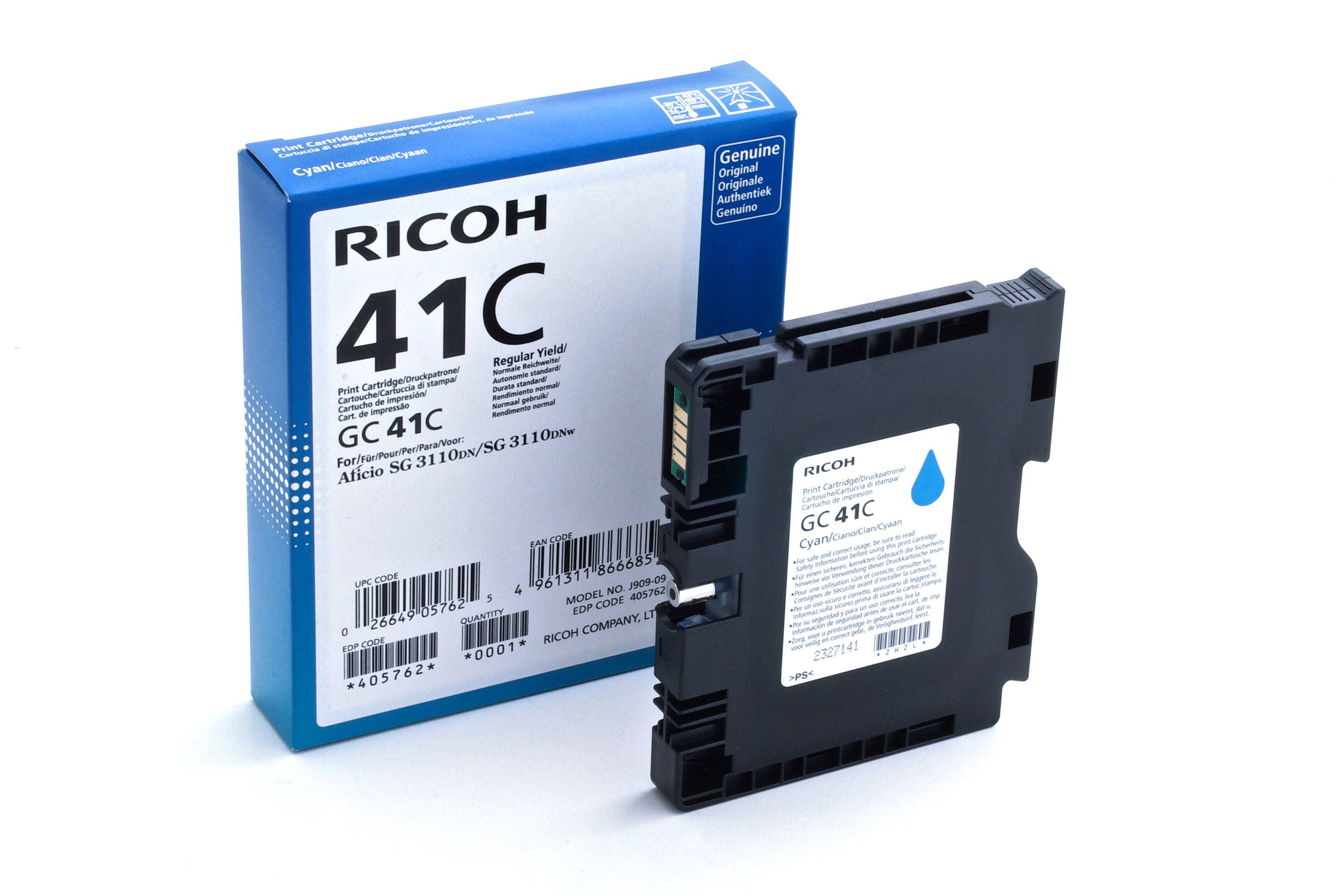 RICOH SG3110DN/3110DNW GC-41C Cartucho Cyan
