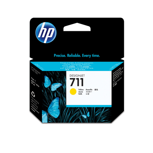 HP DesignJet T120/T520 Cartucho Amarillo Nº711