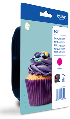 BROTHER Cartucho tinta Magenta MFC-J4410DW/MFC-J4510DW, 600 pag
