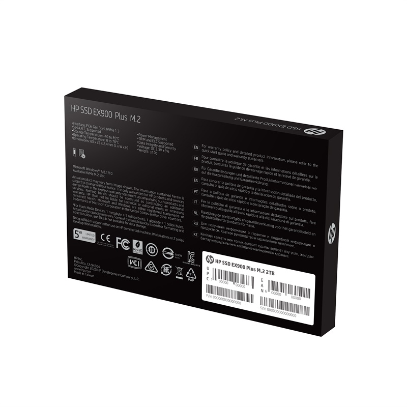 HP SSD EX900 PLUS 2TB M.2 PCIE GEN3