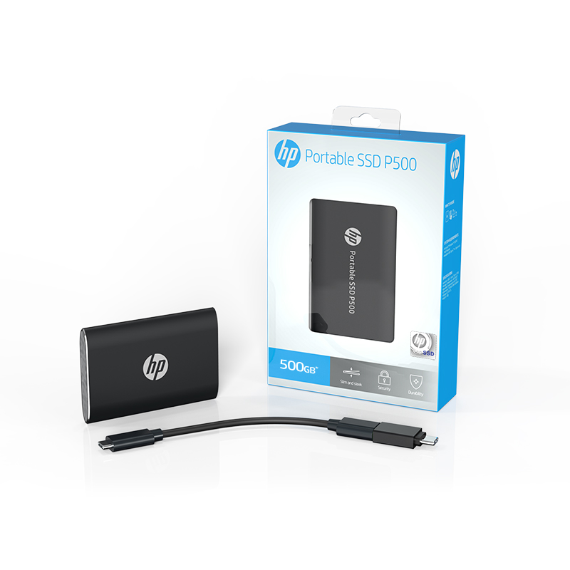 HP SSD EXTERNO 500GB P500 NEGRO