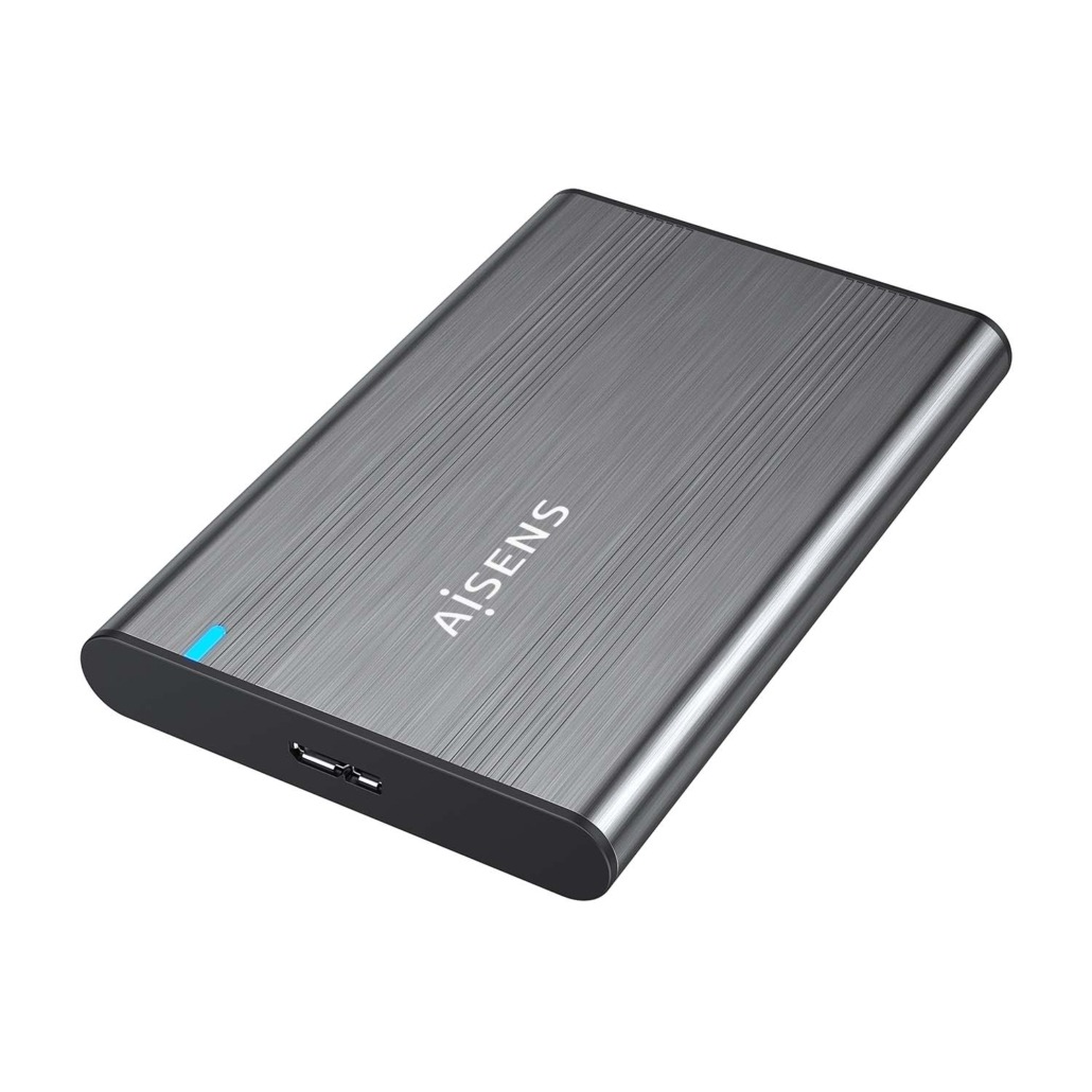 AISENS - CAJA EXTERNA 2,5 9.5MM SATA A USB 3.0/USB3.1 GEN1, GRIS