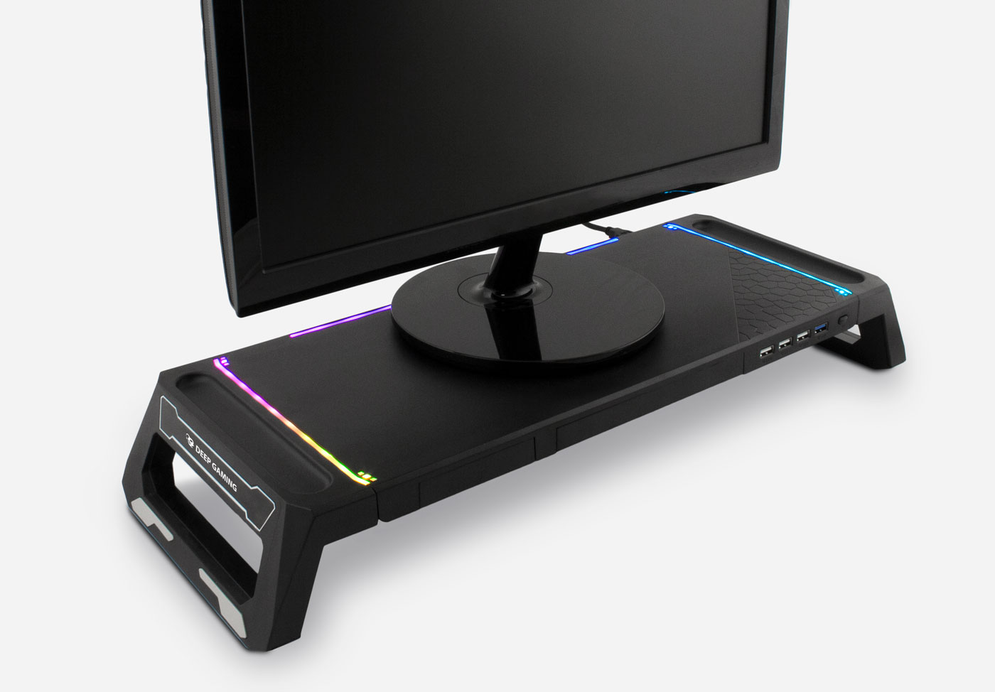 DEEP GAMING STAND PARA MONITOR + HUB
