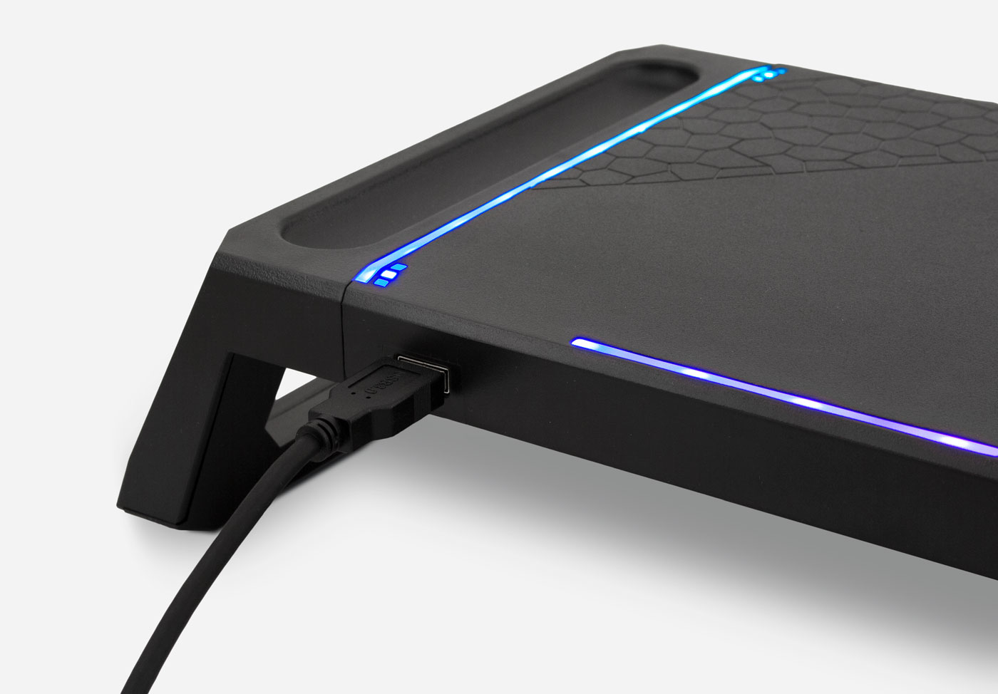 DEEP GAMING STAND PARA MONITOR + HUB