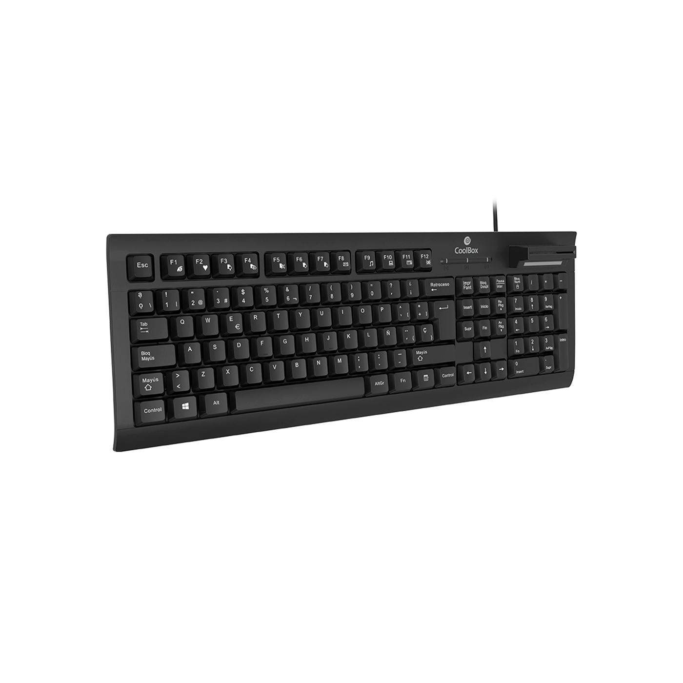 COOLBOX TECLADO USB CON LECTOR DNIE Y SMARTCARD INTEGRADO