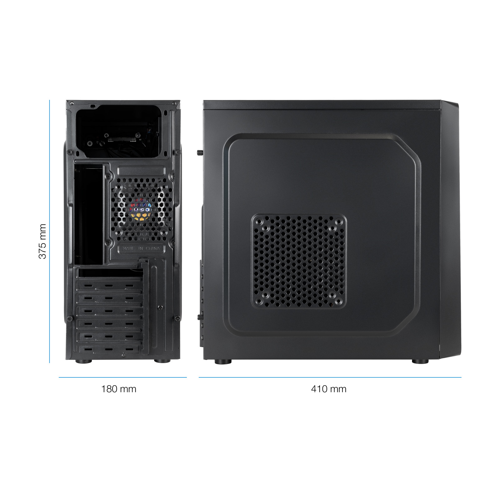 TOOQ CAJA SEMITORRE ATX TQC-5701U3C-B USB3.0