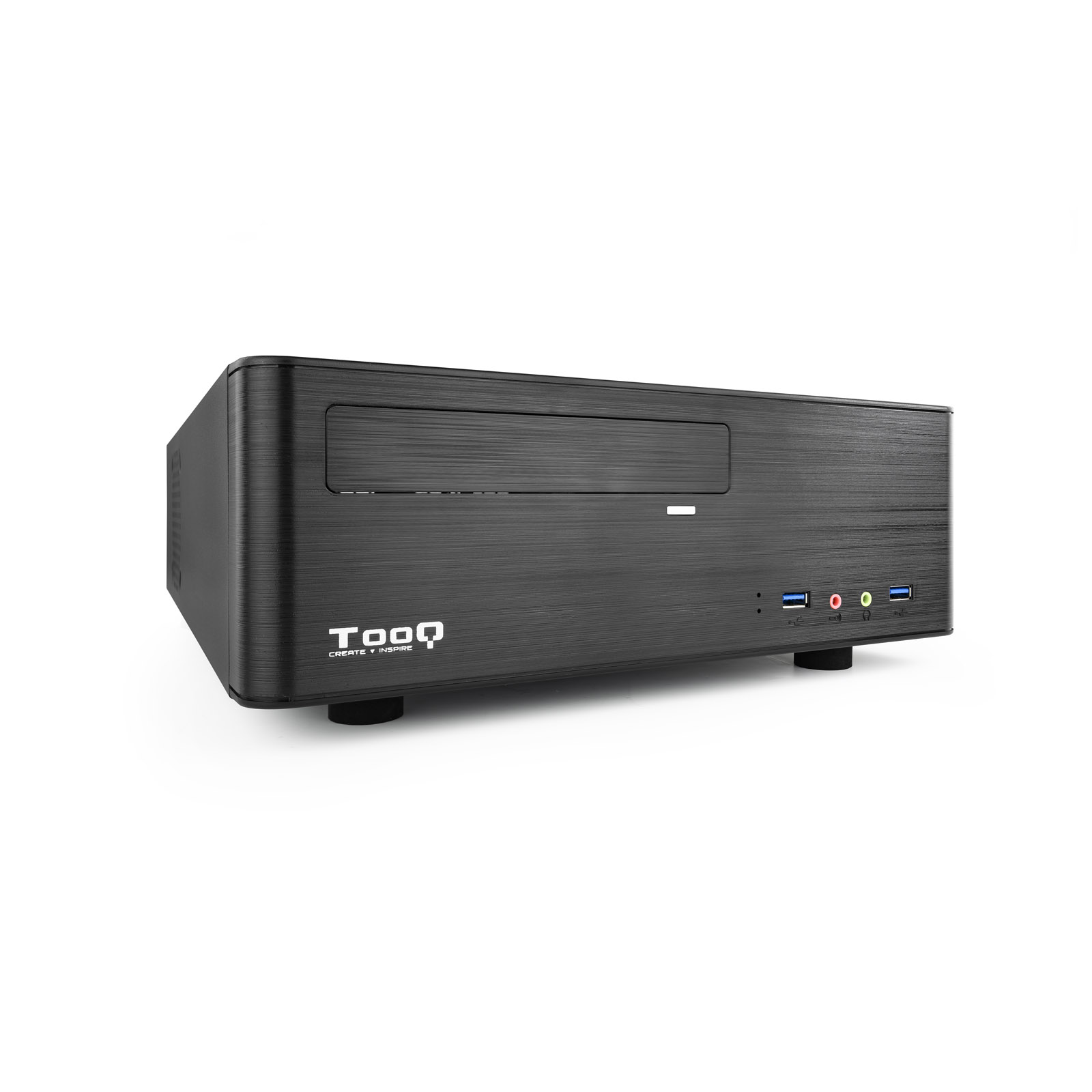 TOOQ CAJA SLIM MATX TQC-3006DU3C 500W LECTOR TARJETAS