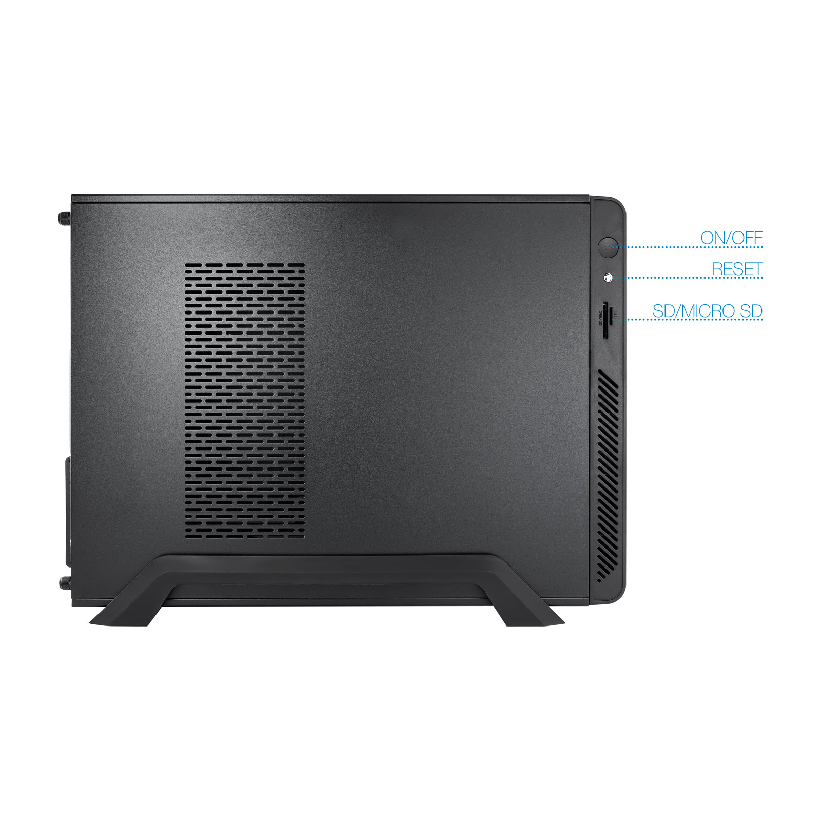 TOOQ CAJA SLIM MATX TQC-3006DU3C 500W LECTOR TARJETAS