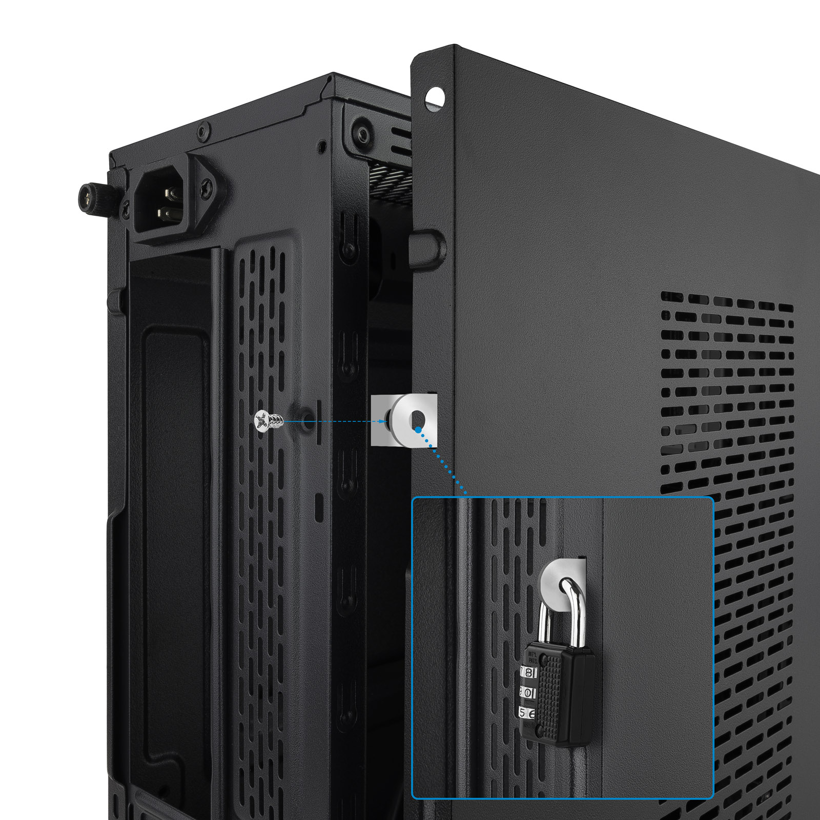 TOOQ CAJA SLIM MATX TQC-3006DU3C 500W LECTOR TARJETAS