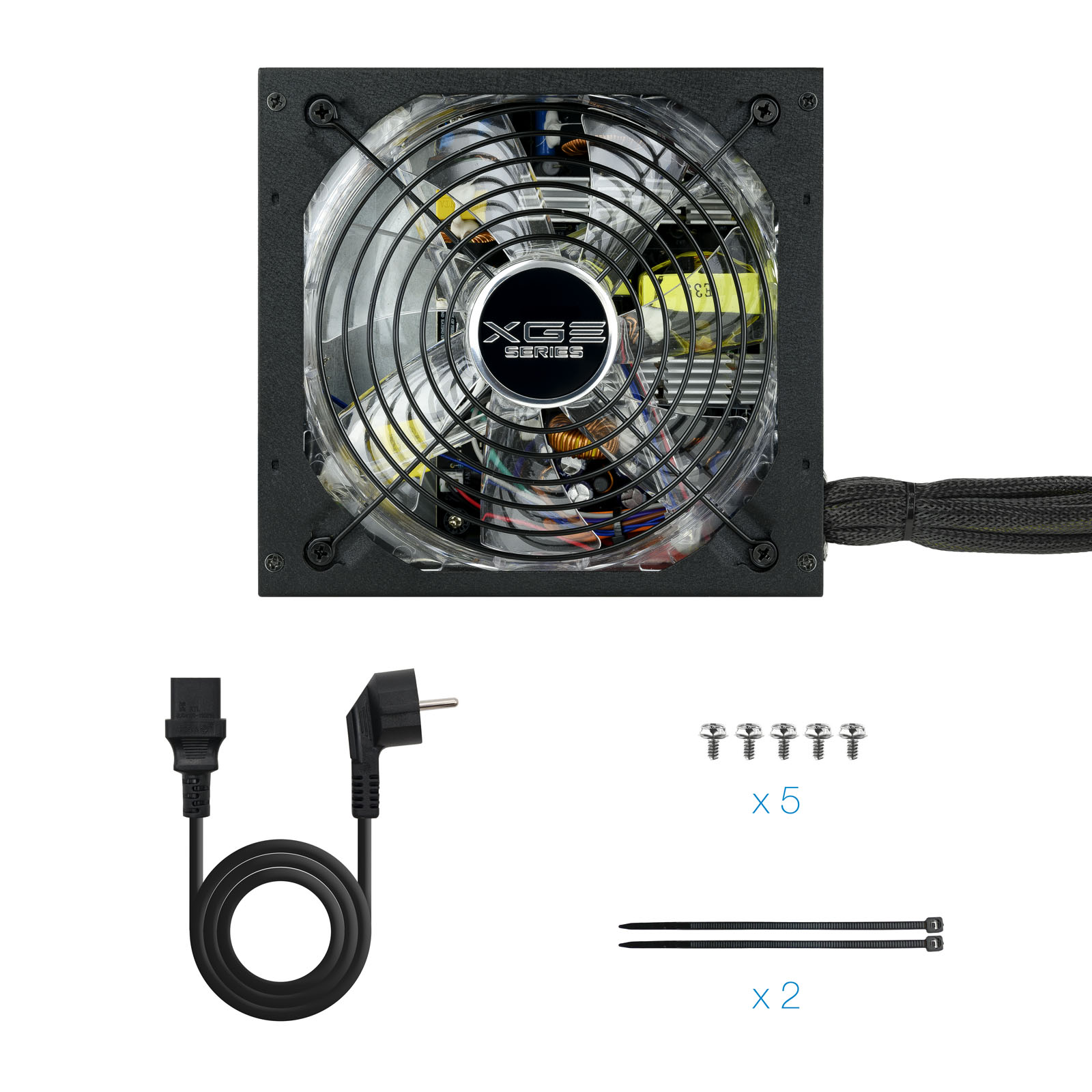 TOOQ FUENTE GAMING 525W ATX12V V2.31 APFC 82+ LED ON/OFF- Descatalogado