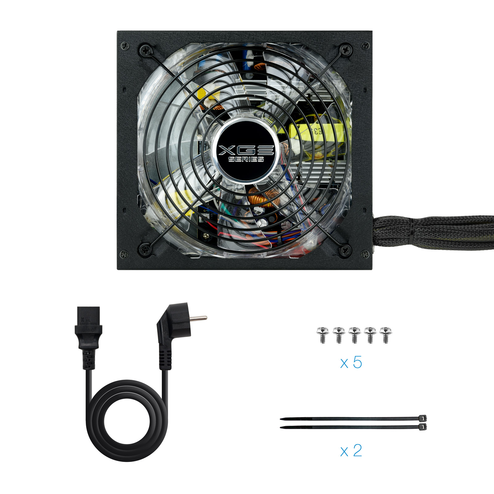 TOOQ FUENTE GAMING 600W ATX12V V2.31 APFC 82+ LED ON/OFF- descatalogado