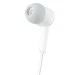 HAMA Auriculares Gloss In-Ear Negro Jack 3,5 Blancos