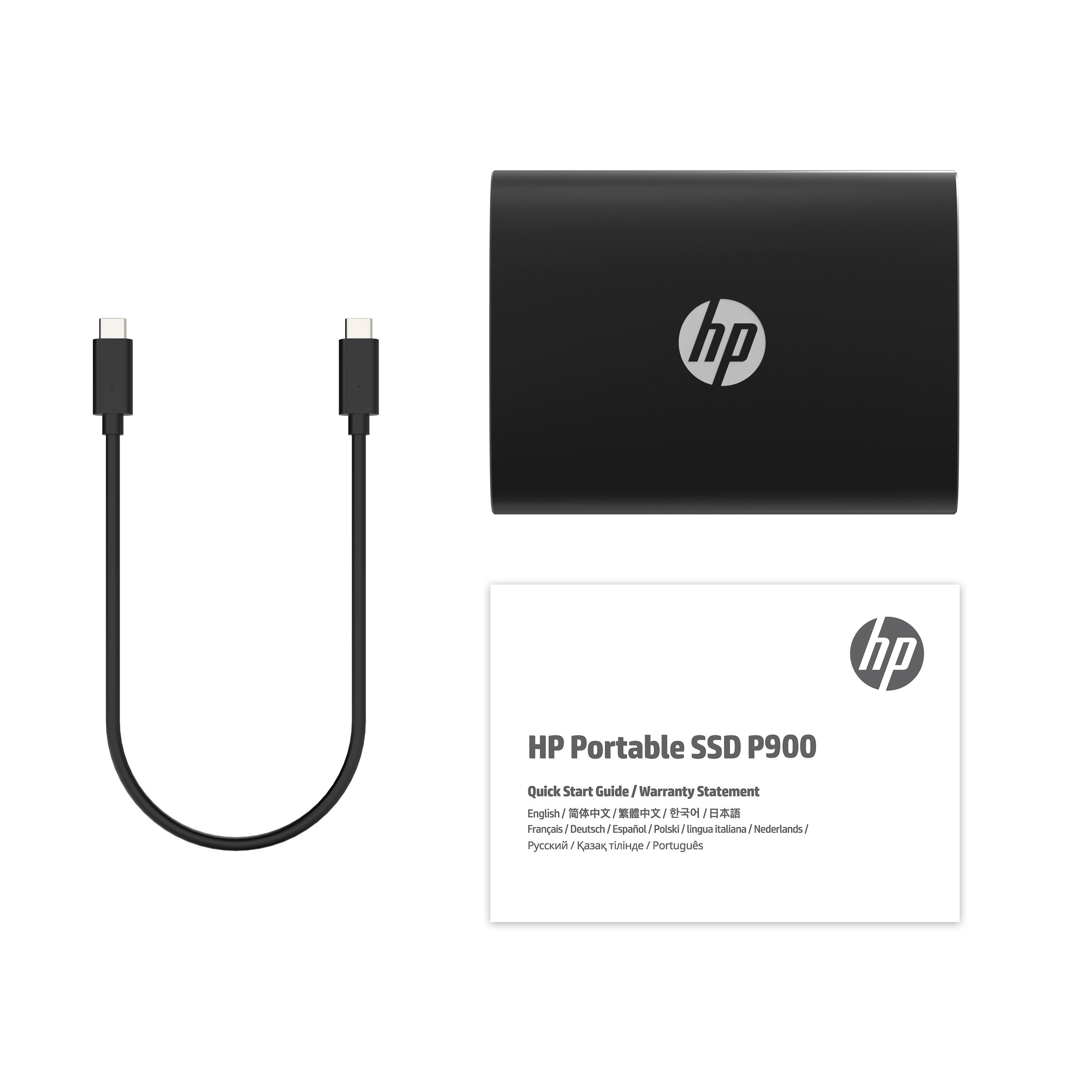 HP SSD EXTERNO 4 TB P900 NEGRO