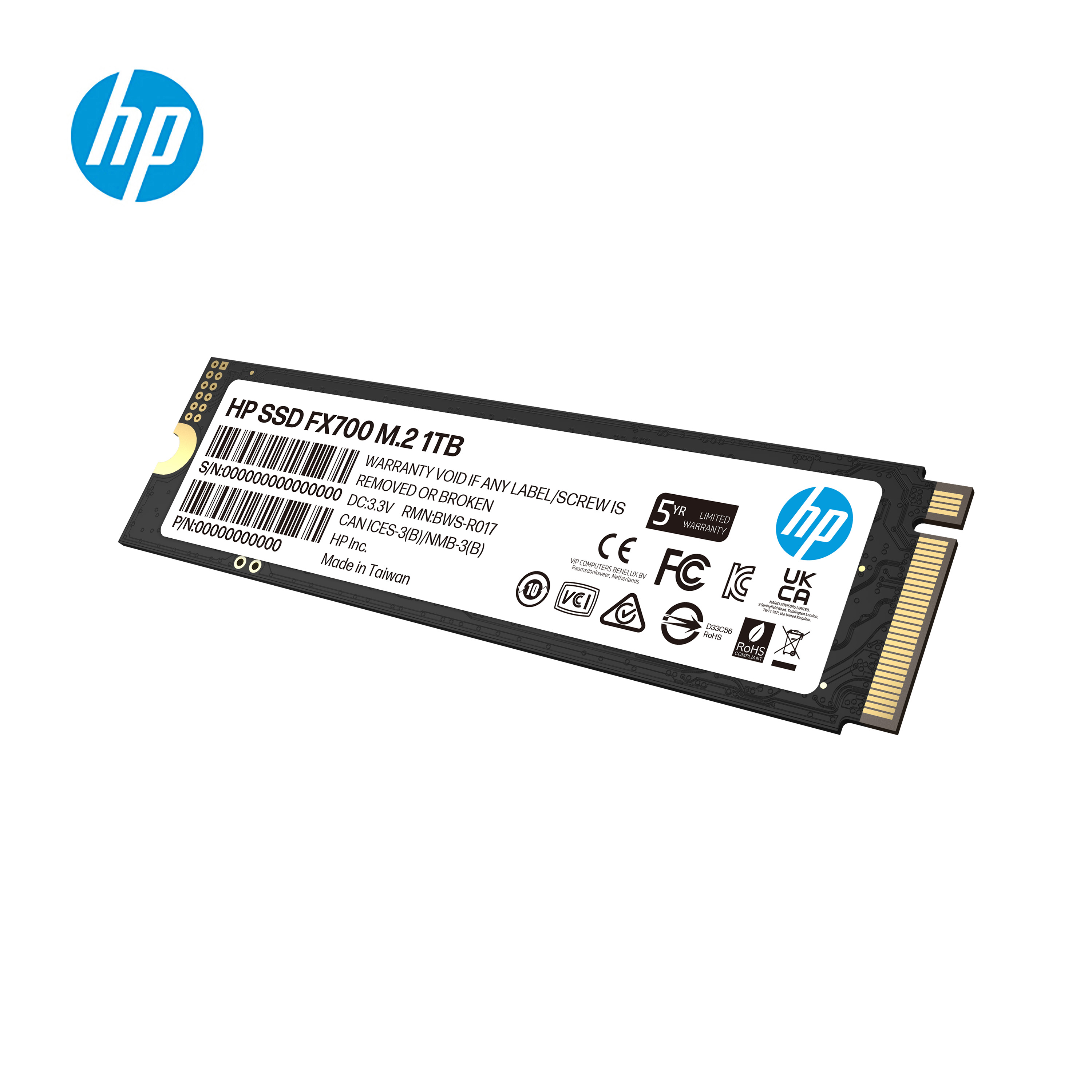 HP SSD M.2 FX700 PCIe Gen 4 NVMe 1 TB