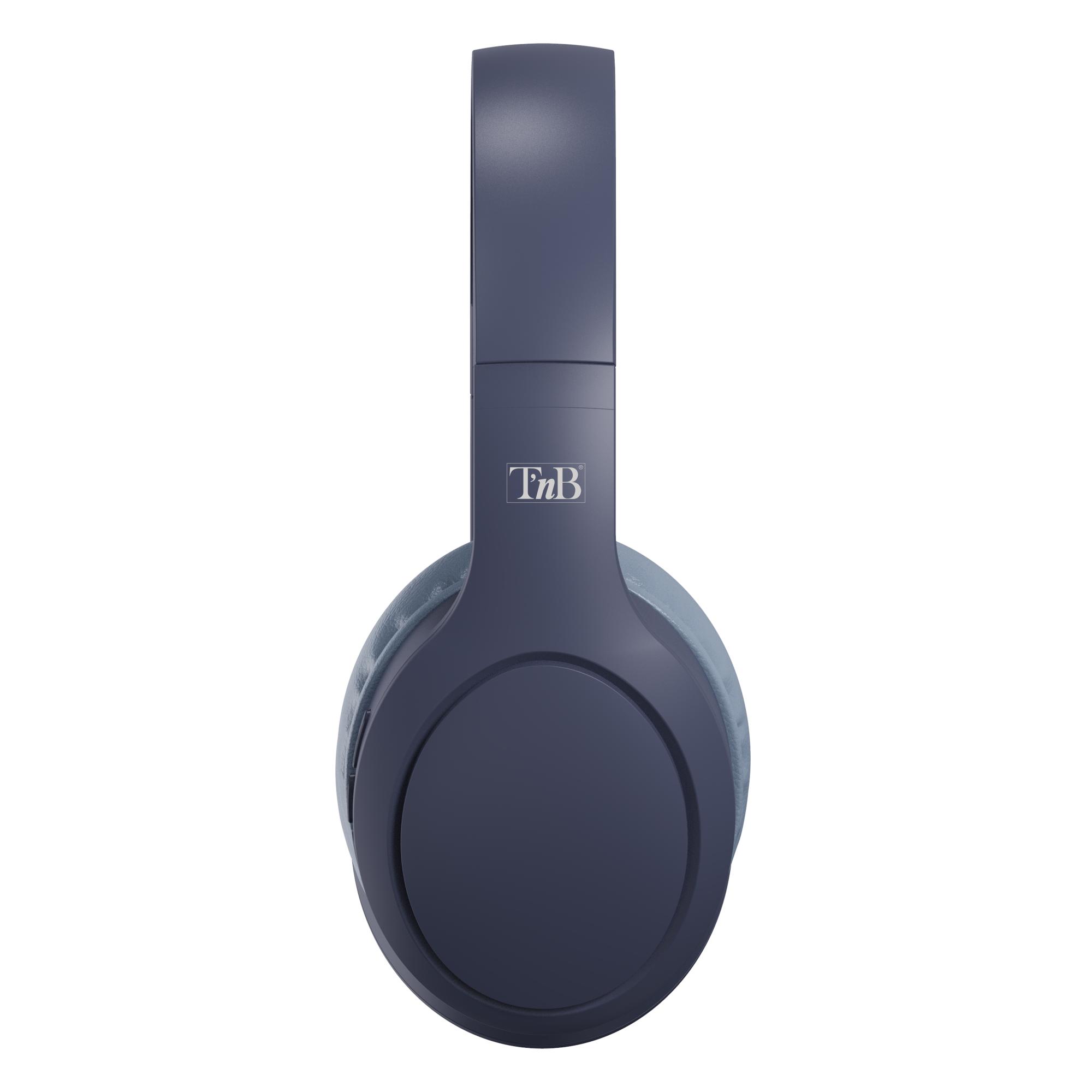 TNB TONALITY - Casco Bluetooth circumaural - azul