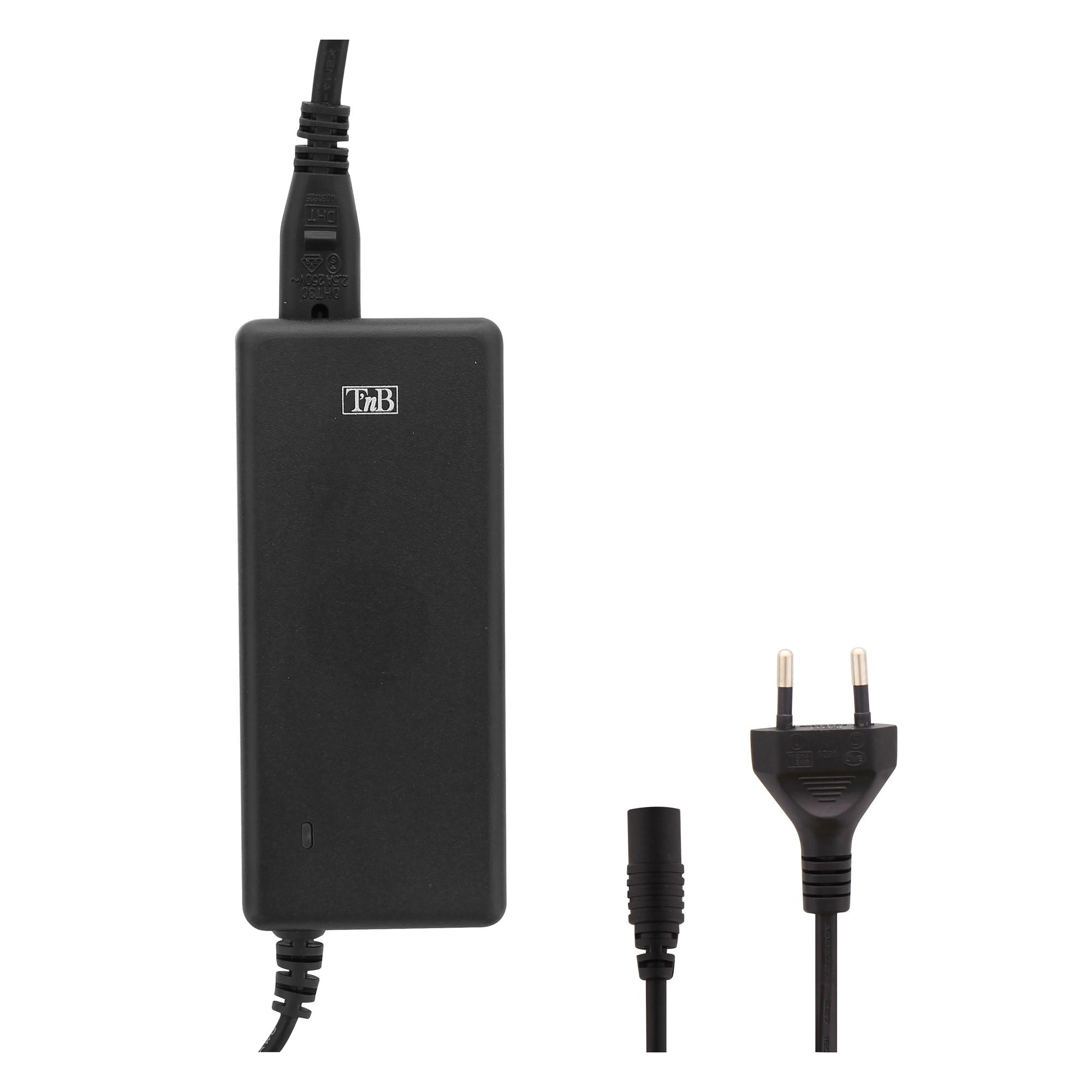 TNB Cargador universal para portátil 90W - negro