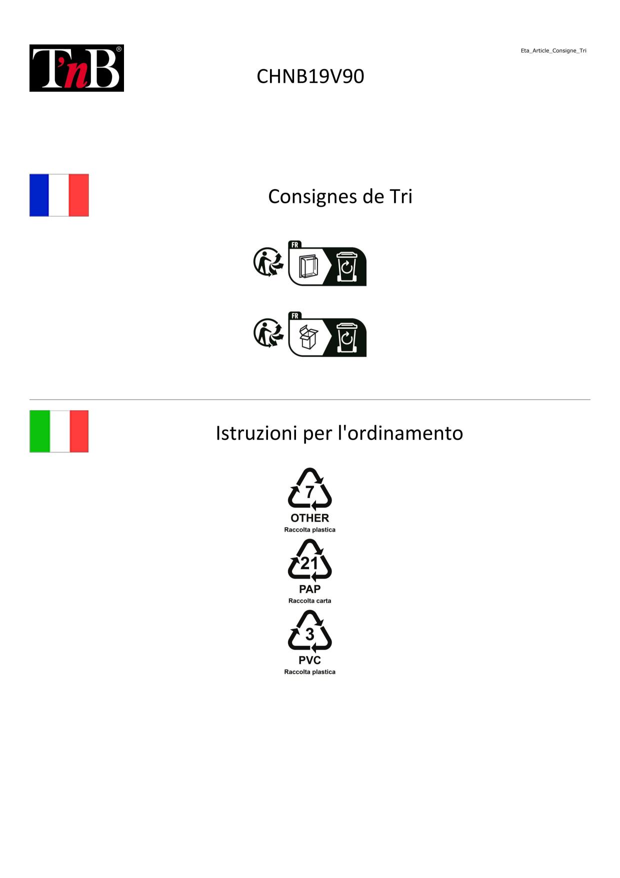 TNB Cargador universal para portátil 90W - negro